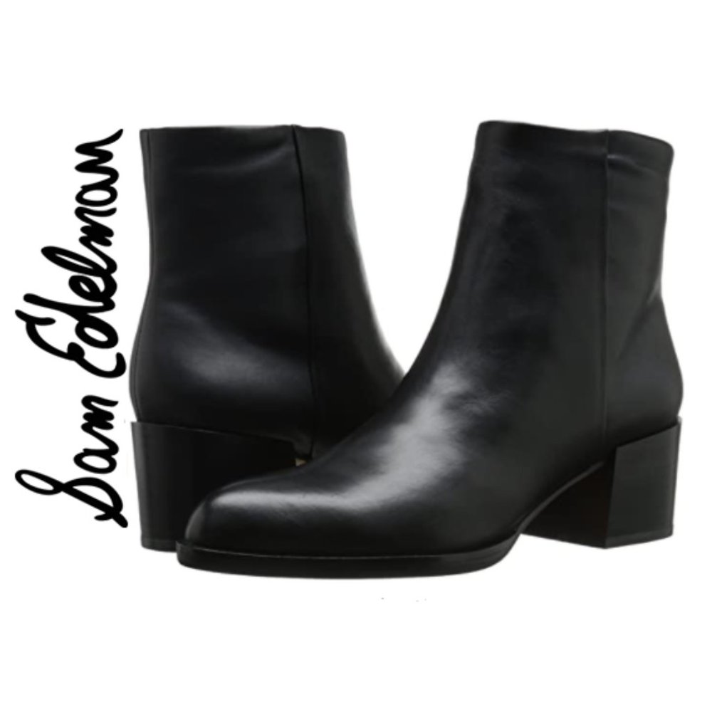 Sam Edelman Black Ankle Boots